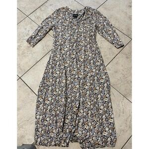 Vintage 90's Jamie Brooke floral cottage core dress‎ size Meduim